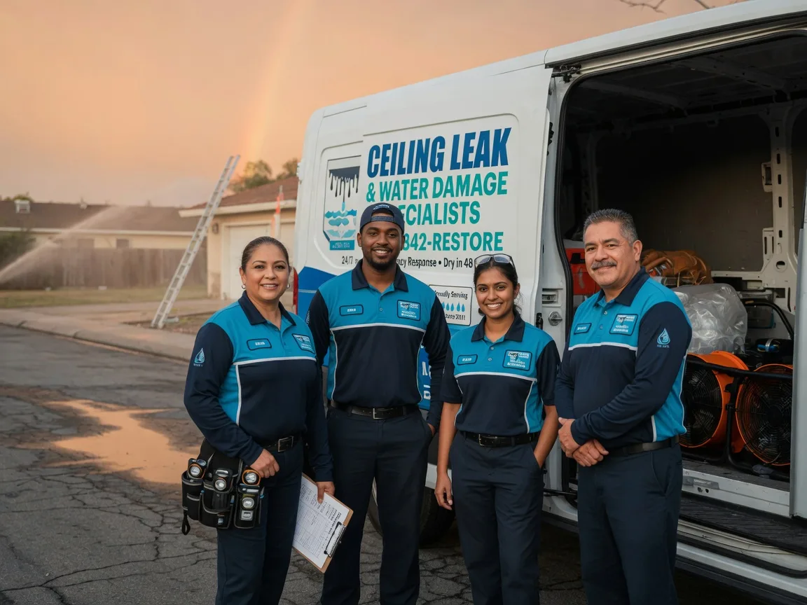 Ceiling Leak Cleanup company in Cumming, IA