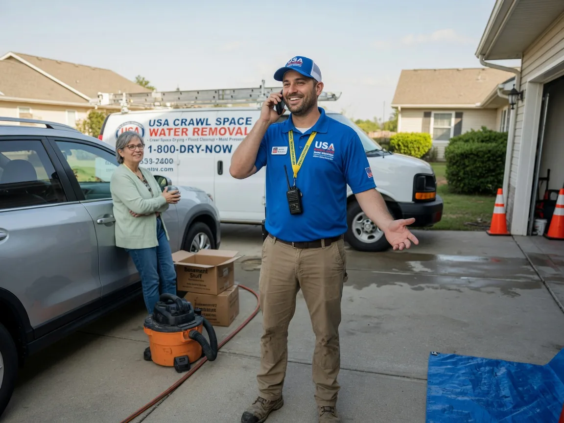 Crawl Space Water Removal Cumming, IA FAQs
